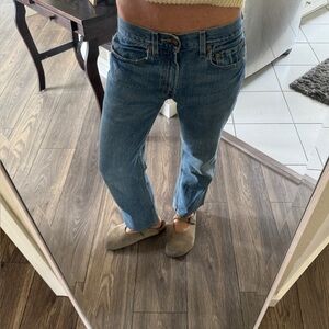 Vintage 1988 Levi's 514 slim straight Blue Jeans Classic Style size 28